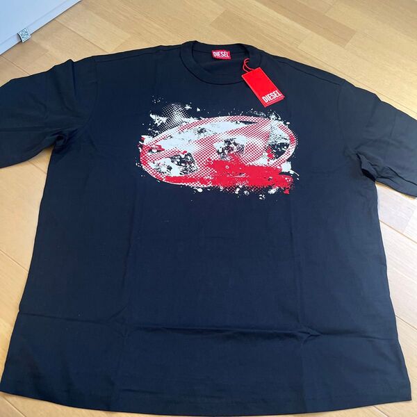 DIESEL ディーゼル 新品 L ロゴ BIG Tシャツ