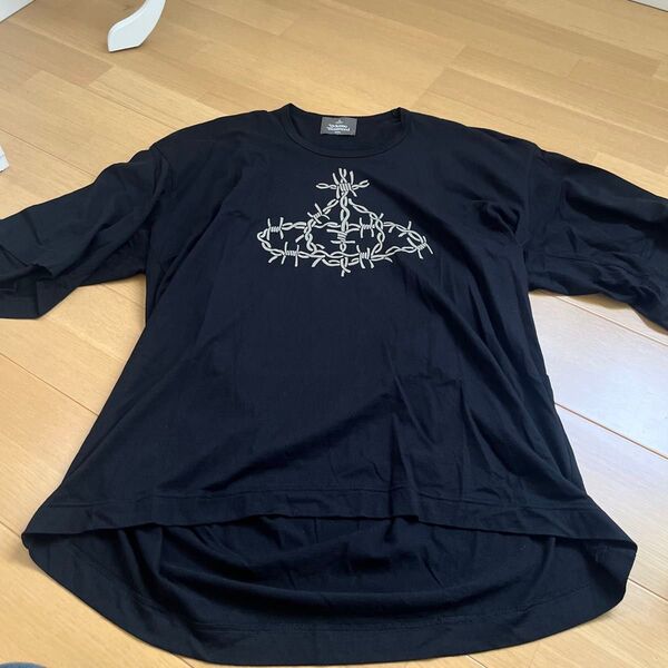 Vivienne Westwood ヴィヴィアンウエストウッド MAN マン オーブ 変形 BIG Tシャツ