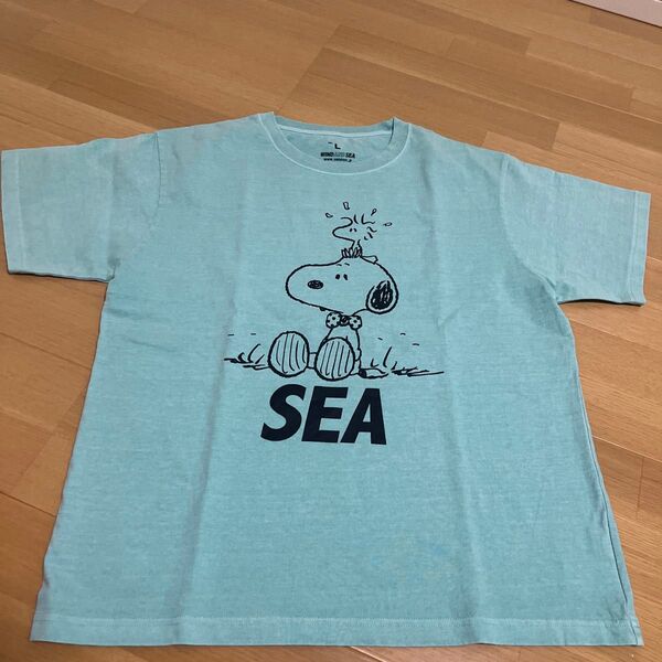 ウィンダンシー WIND&SEA PEANUTS スヌーピー SNOOPY Lサイズ Tシャツ