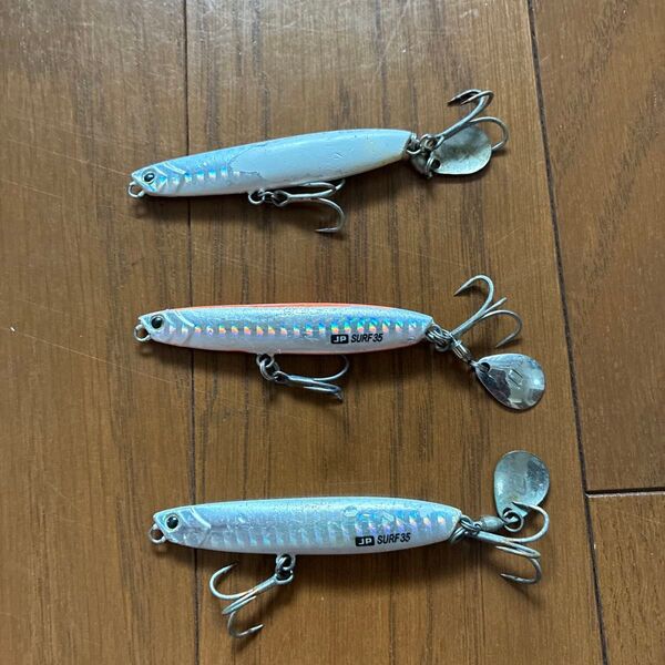 ①メジャークラフト ジグパラサーフ35g 3個セット