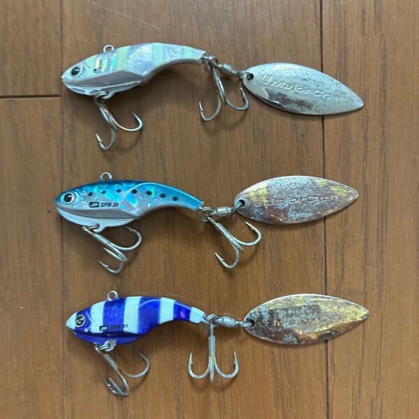 ⑤メジャークラフト ジグパラスピン30g 3個セット