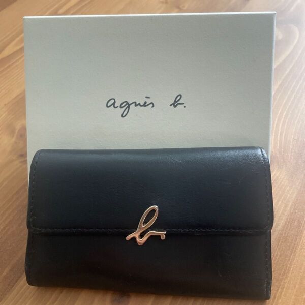 【さらに値下げしました!】アニエスベー キーケース ブラック(agnes b.)