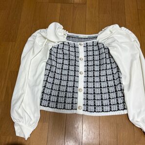 チェック柄 トップス