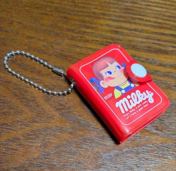 ペコちゃん ノート ミニノート メモ キーチェーン キーホルダー チャーム milky ミルキー ミニチュア マスコット