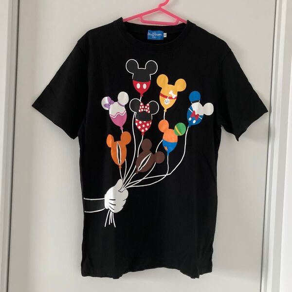 TDR 風船柄半袖Tシャツ S ユニセックス 東京ディズニーリゾート 30周年 ブラック