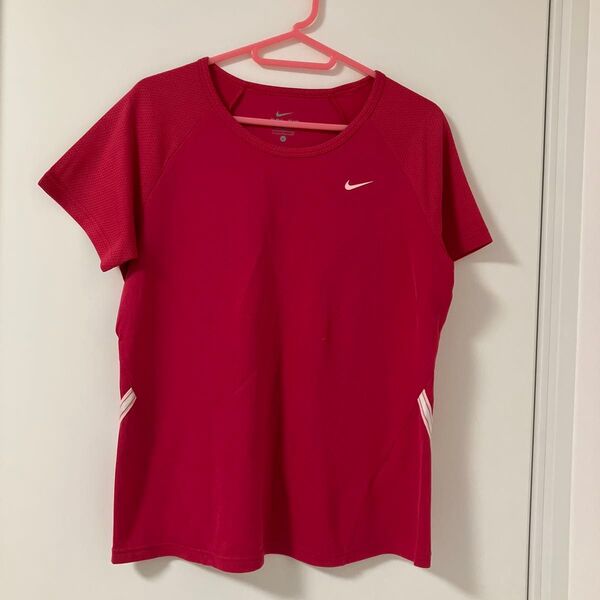 NIKE ナイキ DRY-FIT ドライフィット半袖Tシャツ レディース L スポーツ 速乾 トレーニング ランニング