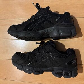 エンノイ ennoy スニーカー アシックス 24.5 オールブラック
