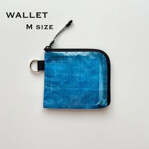 ウォレット L字ファスナー M(DCF ダイニーマ1.43oz)ブルー