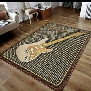 【新品】Fender フェンダー マット ラグ カーペット インテリア ストラトキャスター ストラト