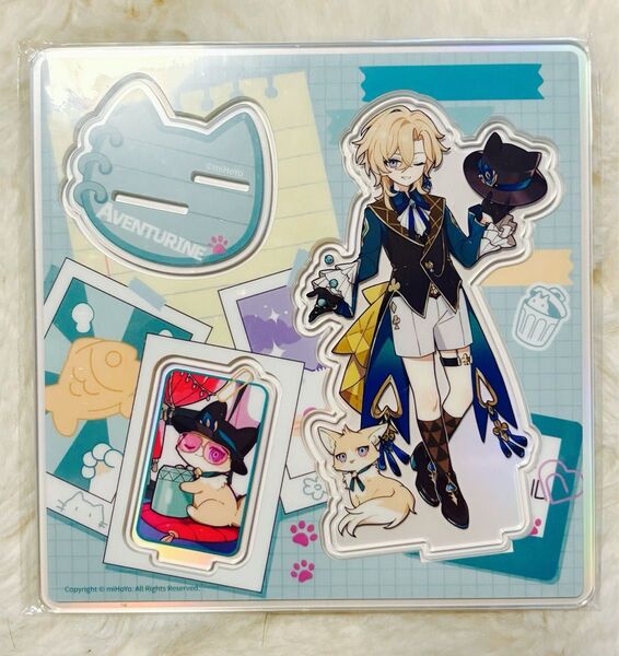 崩壊スターレイル 崩スタ スタレ ちびネコシリーズ アクリルスタンド アクスタ アベンチュリン