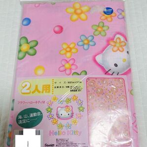 Hello Kitty ハローキティ レジャーシート 当時物 2人用 平成レトロ コレクション サンリオ 1998 1999