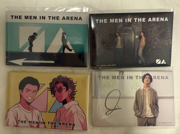 N/A LIVE 2025 THE MEN IN THE ARENA グッズ くじ 缶バッジ 4点