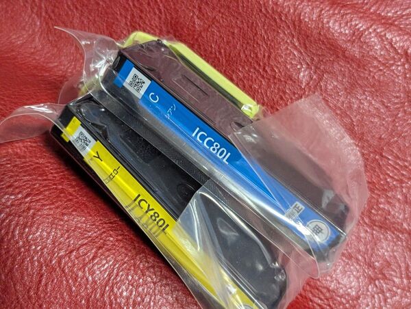 EPSON 純正 インク ICY80L イエロー ICC80L シアン 2色セット とうもろこし 増量タイプ