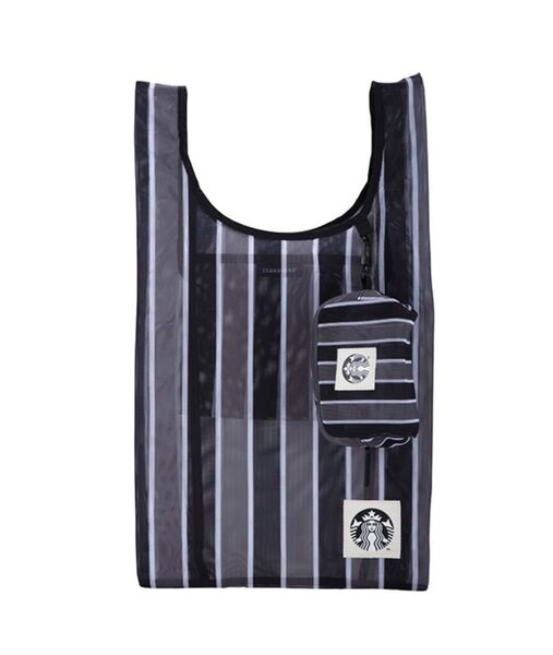starbucks スターバックス 台湾 エコバッグ 折り畳み ポーチ付 人気 海外限定 新品 未使用 スタバ ロゴ タンブラー