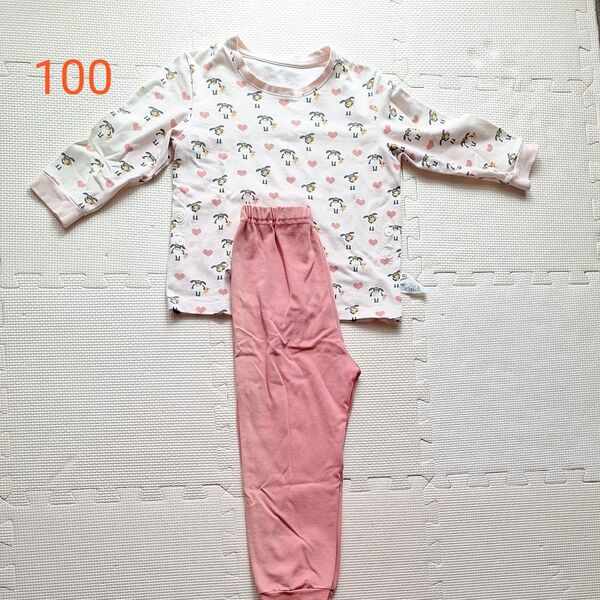 100 女の子冬パジャマ ひつじのショーン