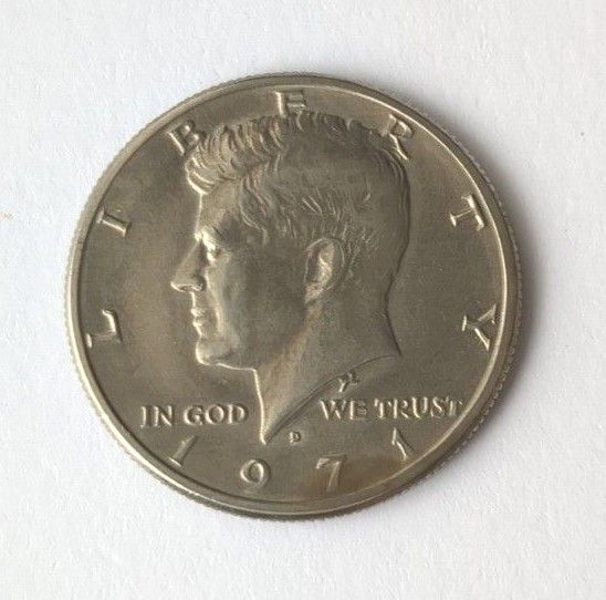 1971年 アメリカ硬貨 ケネディ大統領 コイン ハーフダラー 50セント USA 貨幣 ドル