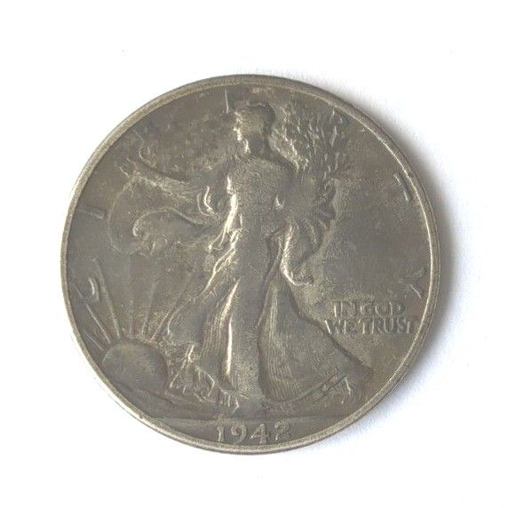 ウォーキングリバティ 1942年 アメリカ コイン ハーフダラー 50セント硬貨 USA 外国硬貨 古銭 貨幣 ヴィンテージ