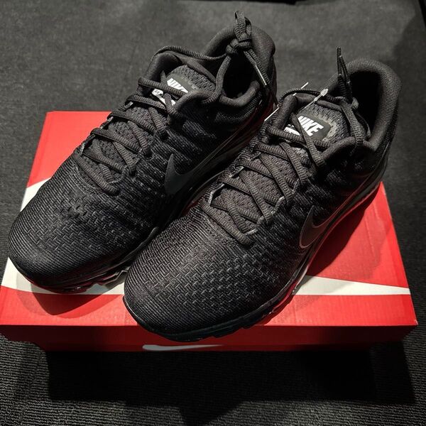 ナイキ Nike Air Max 2017 TripleBlack 26cm