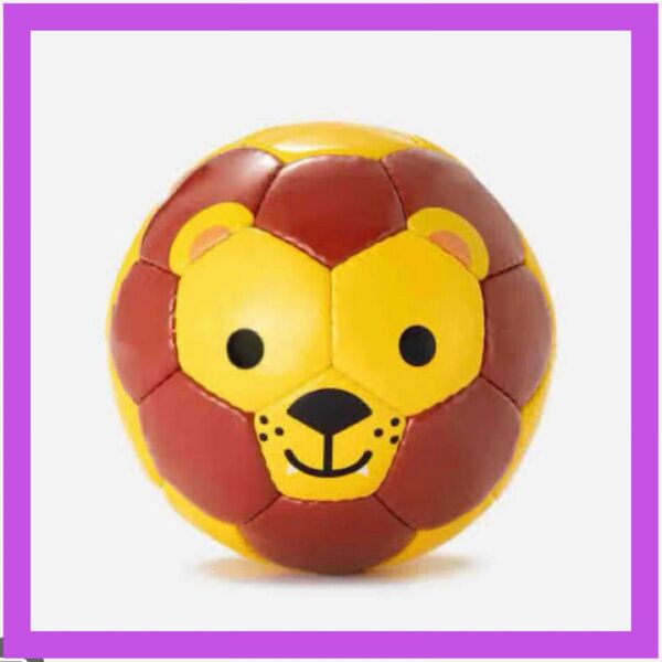 ライオン柄のサッカーボール