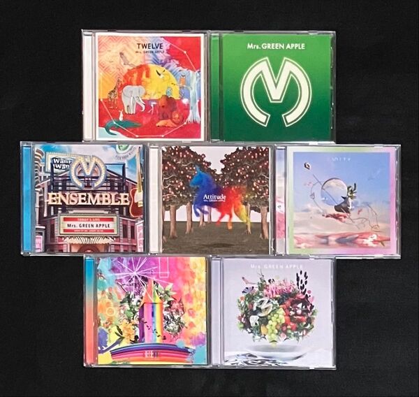 Mrs.GREEN APPLE アルバム 7枚 TWELVE ENSEMBLE Attitude UNITY ANTENNA 5