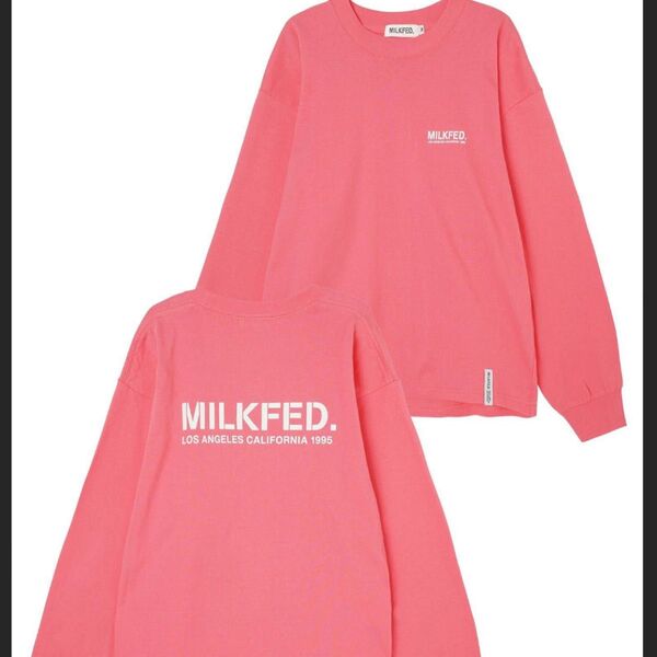 MILKFED.ピンクのカットソー