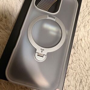【未使用に近い】TORRAS ケース チタングレー iPhone 16 Pro用