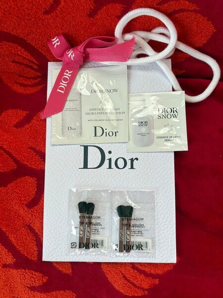 Dior アイシャドウチップ&ブラシ 2セット