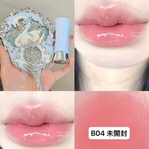 【新品未開封】フラワーノーズ スワンバレエシリーズ シャイニングリップスティック04 白鳥 口紅 可愛い 大人気 美品 中国コスメ