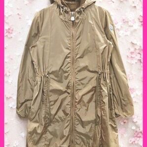華やかデイリー MONCLER スプリング コート ロング ナイロン モンクレール ブルゾン