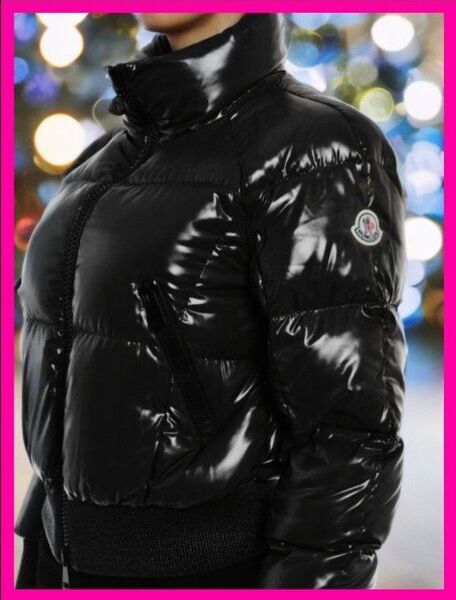 超美品!オニキスの煌めき!MONCLER ダウン ジャケット モンクレール