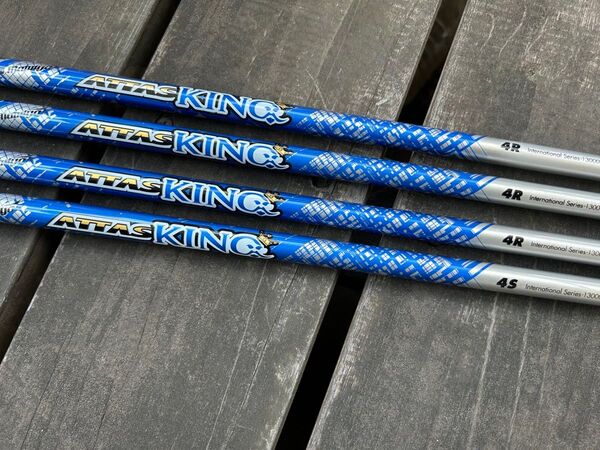 ATTAS KING アッタス キング 4本セット ピン G410 G425 G430 G440 スリーブ付き