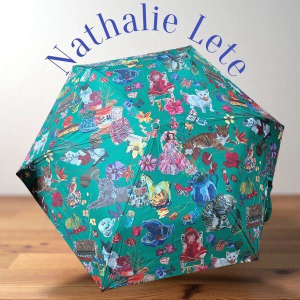 Folding umbrella 晴雨兼用 折りたたみ傘 ナタリーレテ キャット