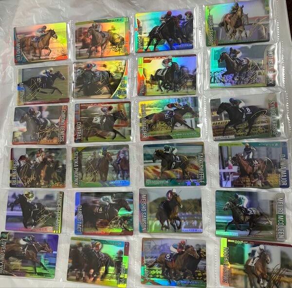 サラブレッドホースコレクション ウエハース 第2R サイン 当たり 24種類 レア