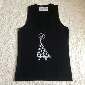 スペイン人デザイナーSusanaのタンクトップ/黒 M