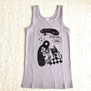 スペイン人デザイナーSusanaのタンクトップ/グレー