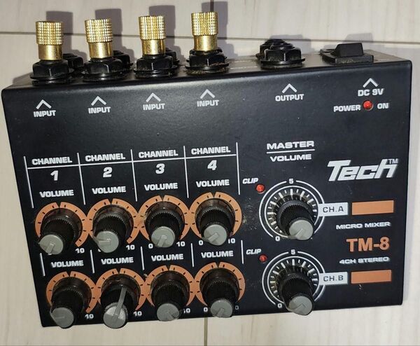 Tech TM-8 4chミキサー
