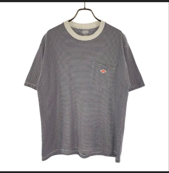 ダントン ボーダー 半袖 Tシャツ 42 Danton メンズ