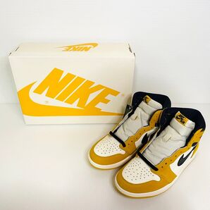 未使用 Nike Air Jordan 1 ナイキ エアジョーダン1 レトロ ハイ OG "イエローオークル"