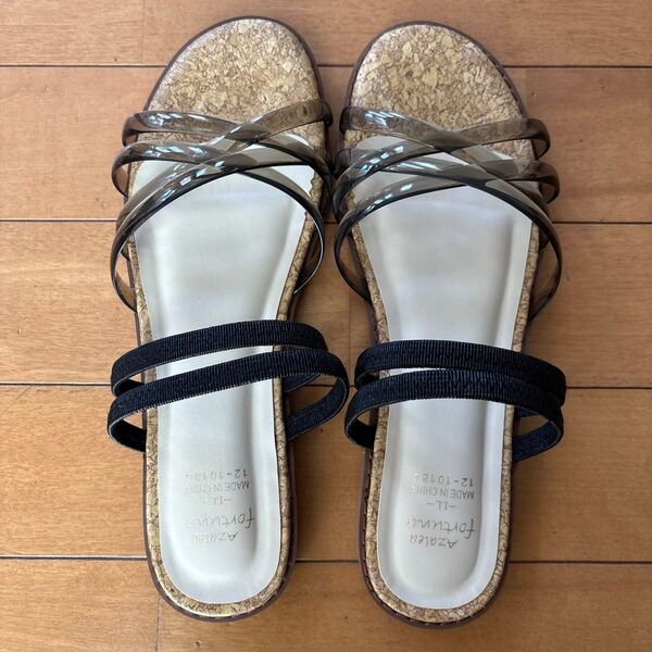 レディース サンダル LL コルク調