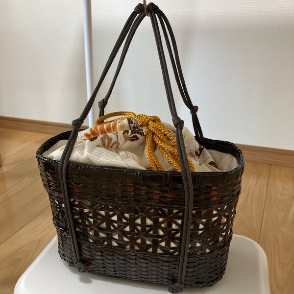 【美品】かごバッグ 浴衣
