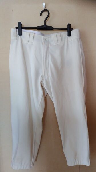 ②美品 ミズノMIZUNO練習着パンツ 練習着下のみ ショート 3L 2XO 白