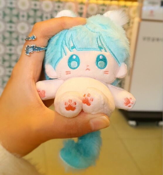 無属性 ぬいぐるみ 10cm ミントねこポリ