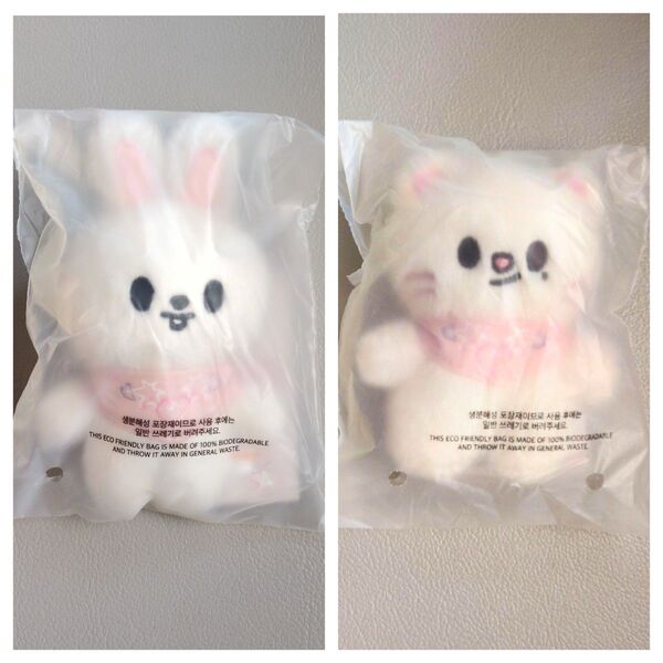 StrayKids SKZOO 5'CLOCK 10cm ぬいぐるみ リービット&ジニレット