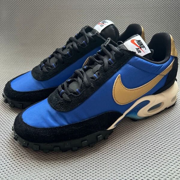 Nike Air Max Waffle "Black and Hyper Blue" 28cm