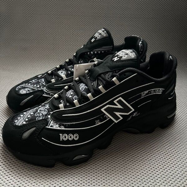 atmos × New Balance 1000 "bdhn/Black Paisley" 27.5cm