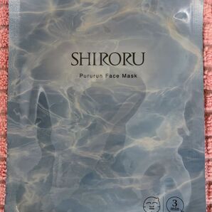 SHIRORU プルルンフェイスマスク 3枚入り