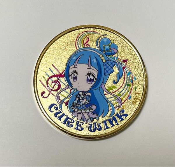 【新品】東映アニメーション キミとアイドルプリキュア♪ キミプリ キュアウィンク 記念メダル 1枚 茶平工業