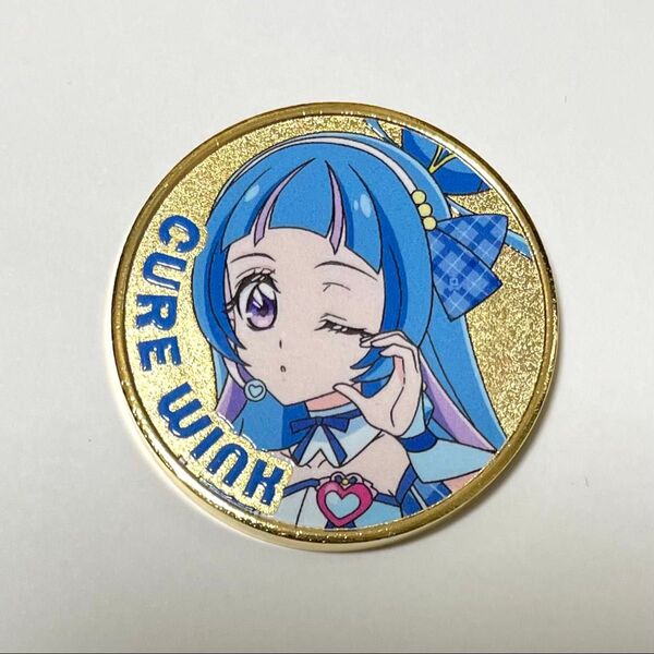 【新品】プリティストア横浜店 限定 キミとアイドルプリキュア♪ キミプリ キュアウィンク 記念メダル 1枚 茶平工業