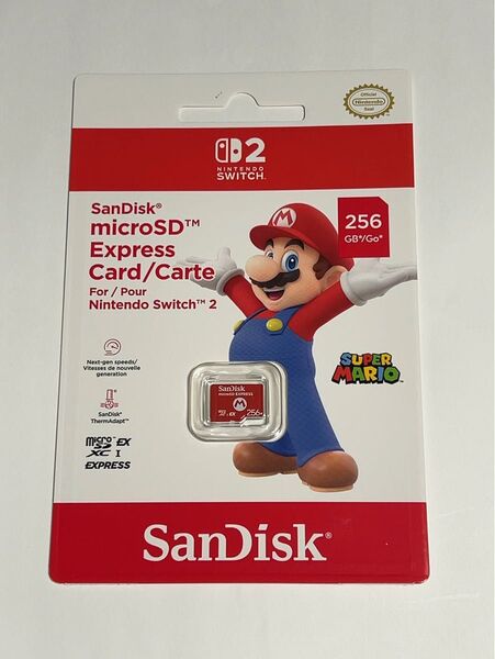 【新品未開封】SanDisk microSD Express Card 256GB for Nintendo Switch 2