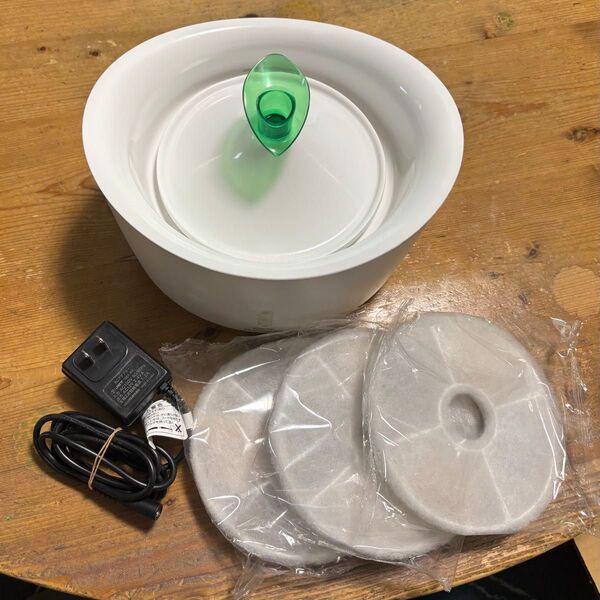 ペット用給水器 ピュアクリスタル猫用フィルター3個付き